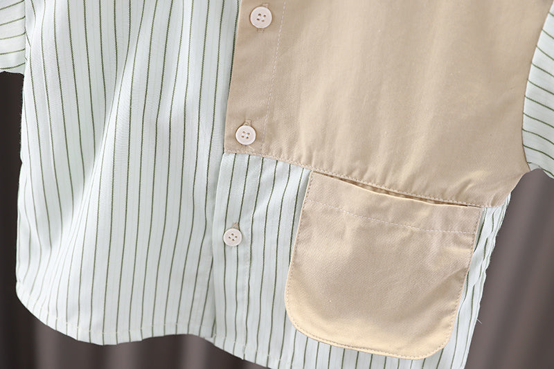 Boys Striped Shirt with Short