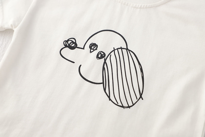 Boys Printed Short Sleeves T-shirt With Shorts