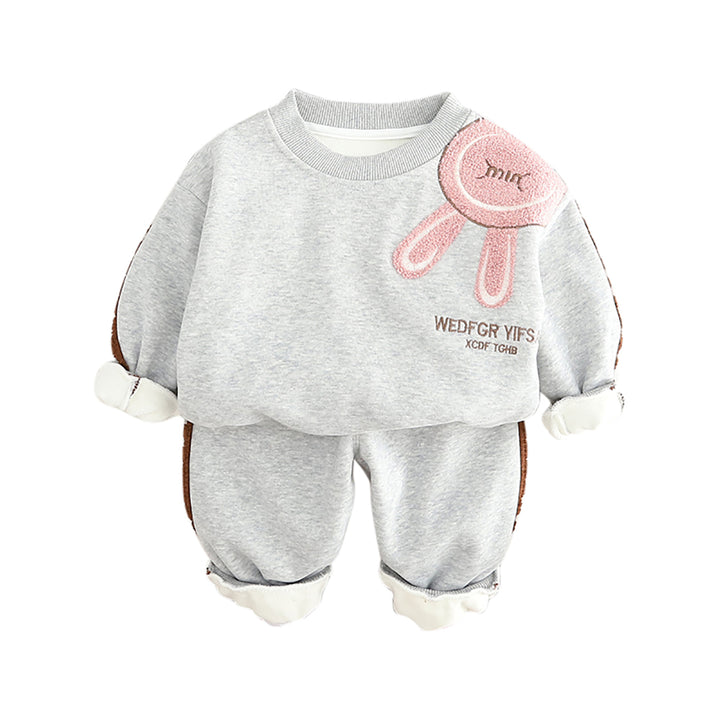 Girls Printed T-shirt with Trousers