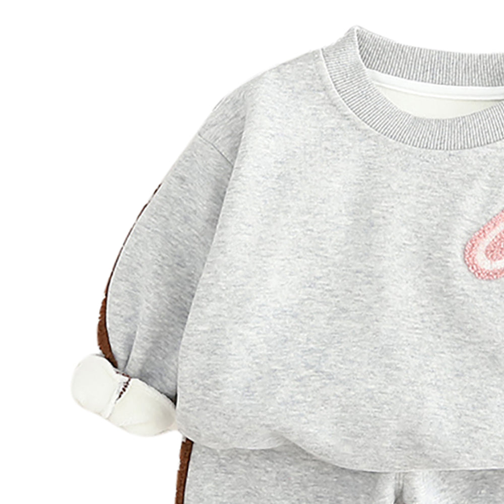 Girls Printed T-shirt with Trousers