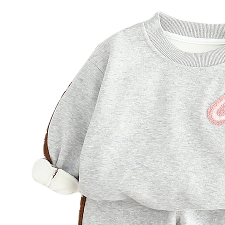 Girls Printed T-shirt with Trousers