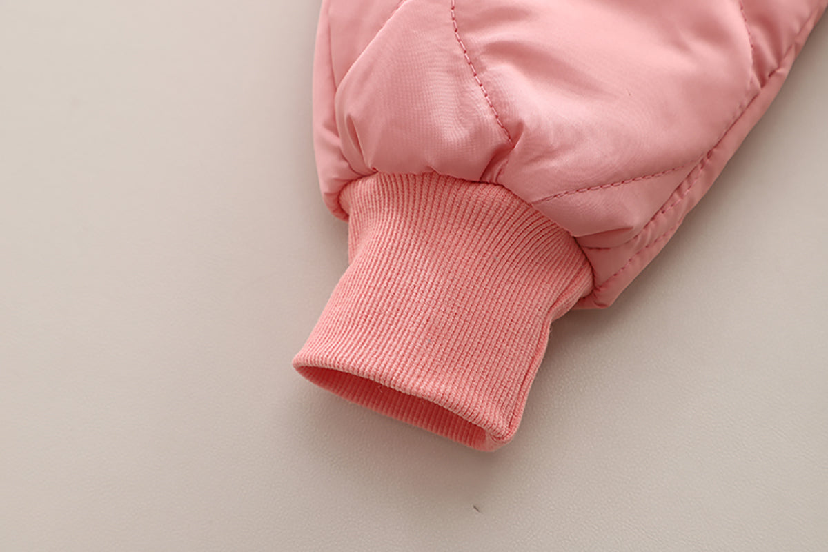 Girls Self Design High Neck Sweatshirt With Trouser