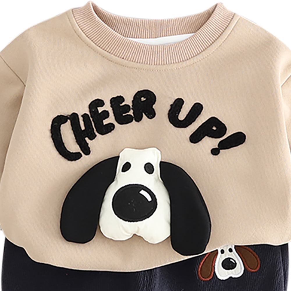 Boys Printed Coat with Trousers