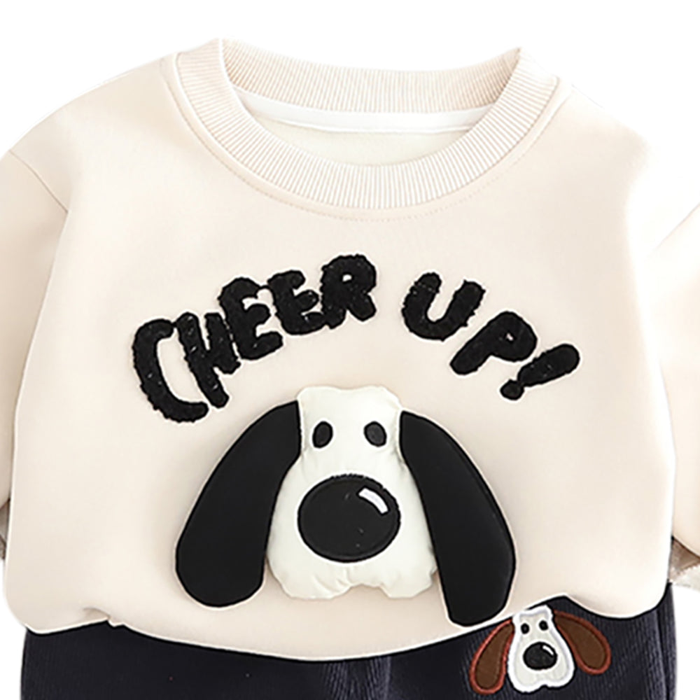 Boys Printed Coat with Trousers