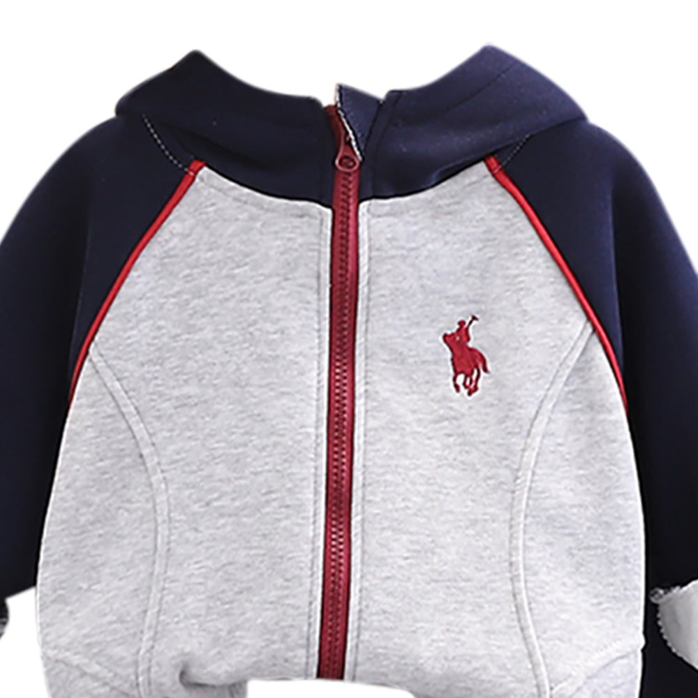 Boys Colourblocked Coat with Trousers