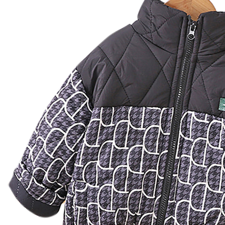 Boys Colourblocked Coat with Trousers