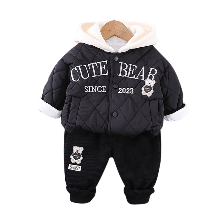 Boys Printed Coat with Trousers