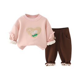 Girls Coat with Trousers