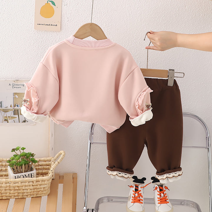 Girls Coat with Trousers