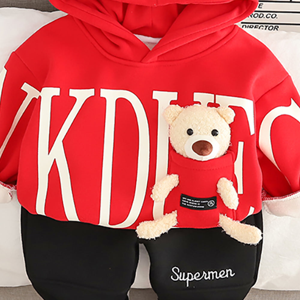 Boys Printed Coat with Trousers