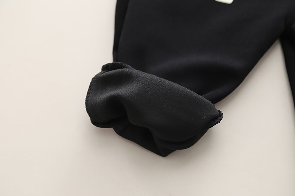Boys Colourblocked Long Sleeves Coat With Trouser