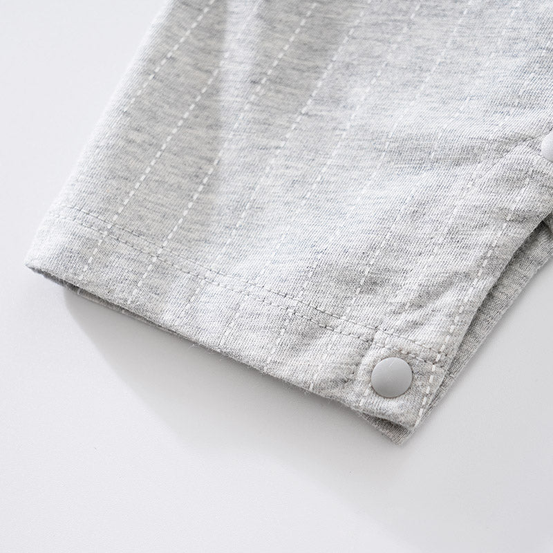 Infant Boys White Pure Cotton Rompers