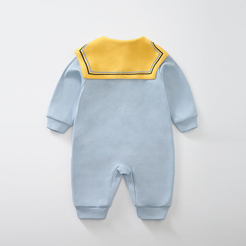 Infant Girl Printed Cotton Rompers