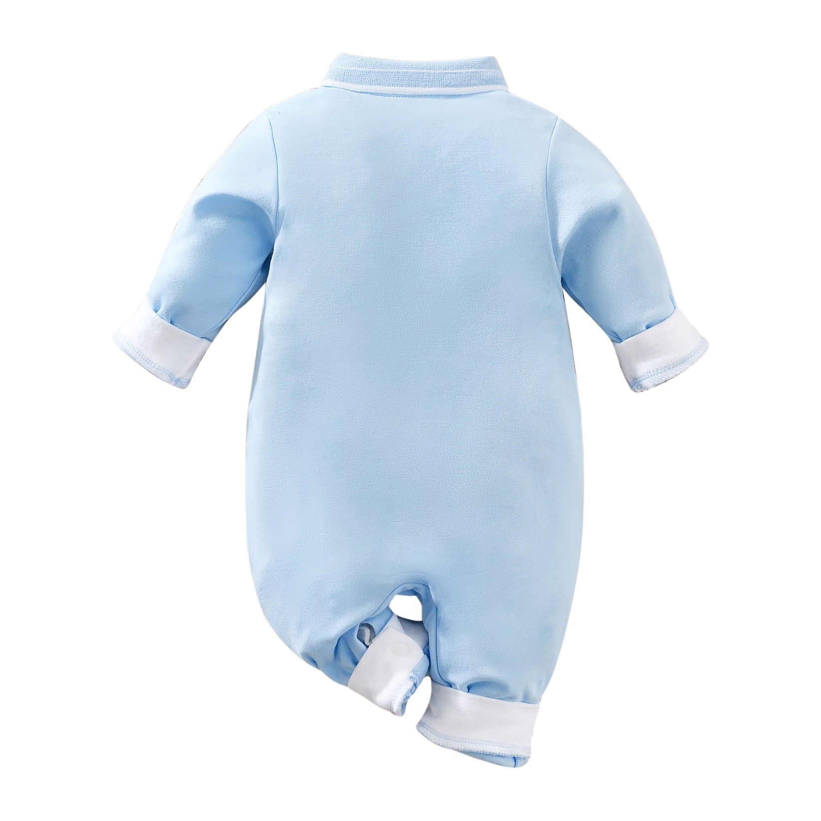 Infants Blue Pure Cotton Rompers