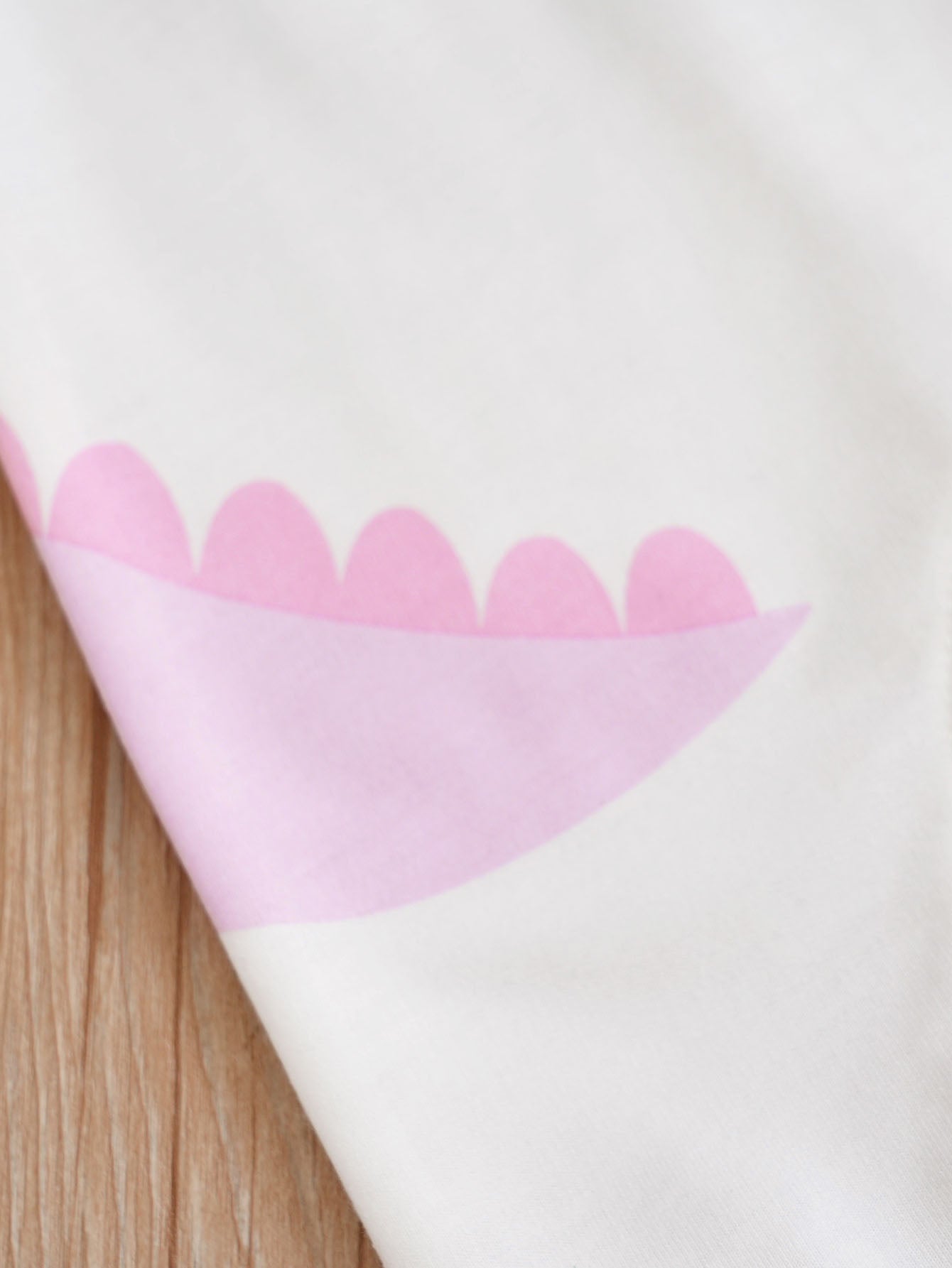 Infant Girls Pink Graphic Printed Rompers