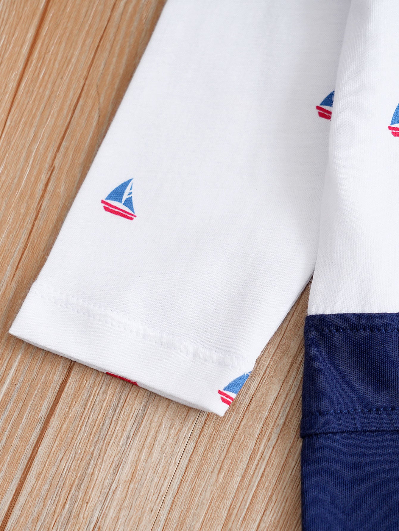 Infant Boys White Printed Pure Cotton Rompers