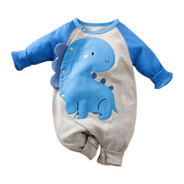 Blue Infants Pure Cotton Rompers