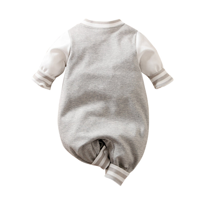 Grey Infants Boys Cotton Rompers