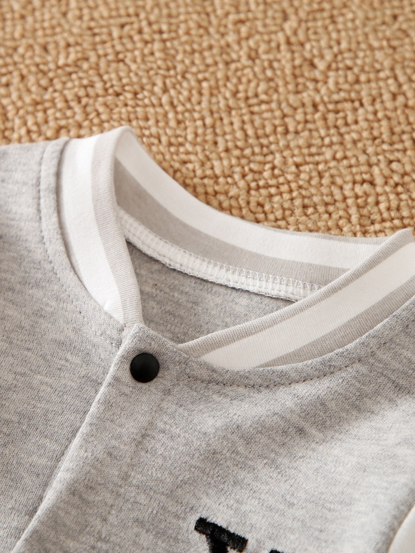 Grey Infants Boys Cotton Rompers