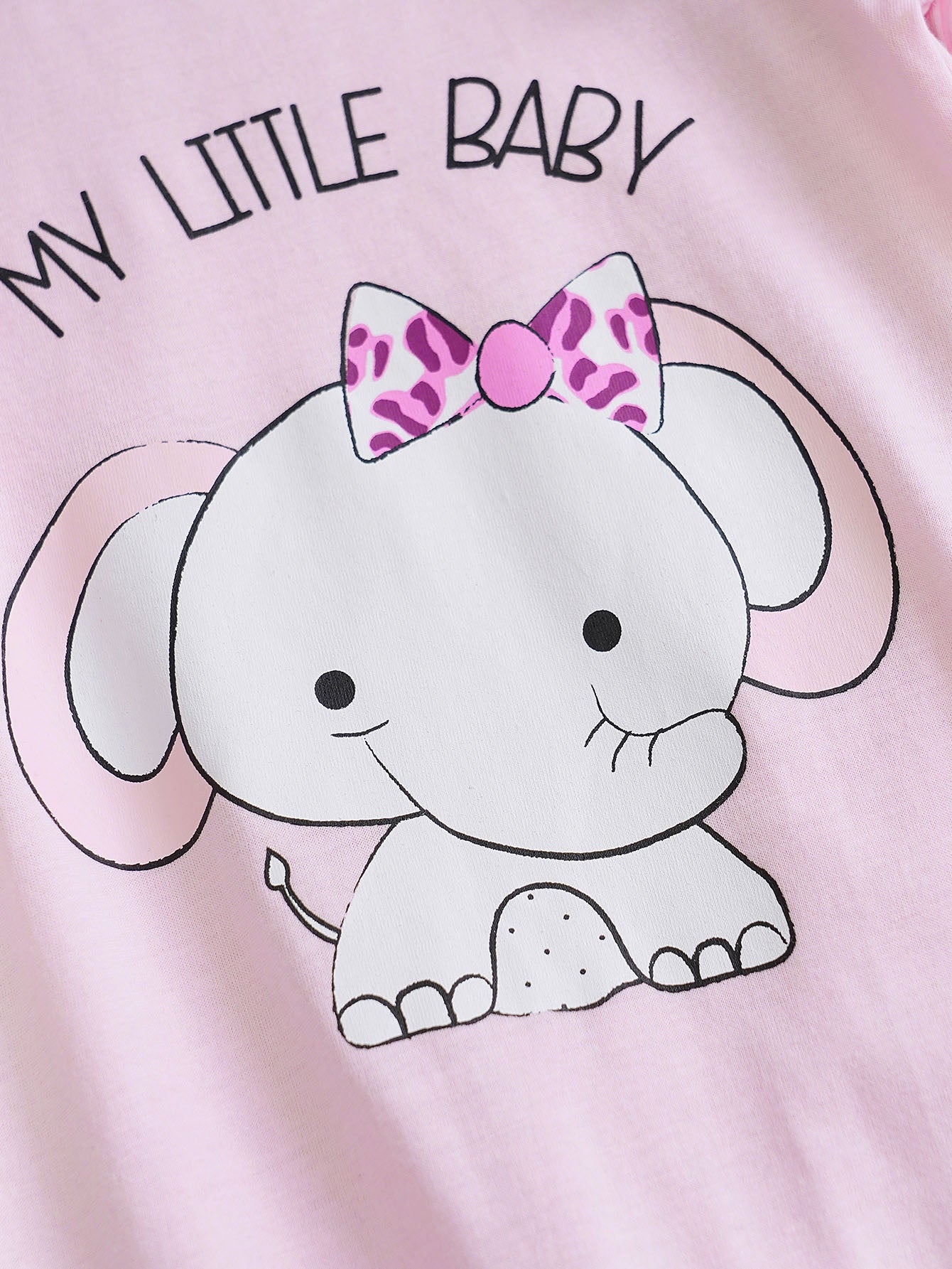 Pink Infants Girls Graphic Printed Pure Cotton Rompers