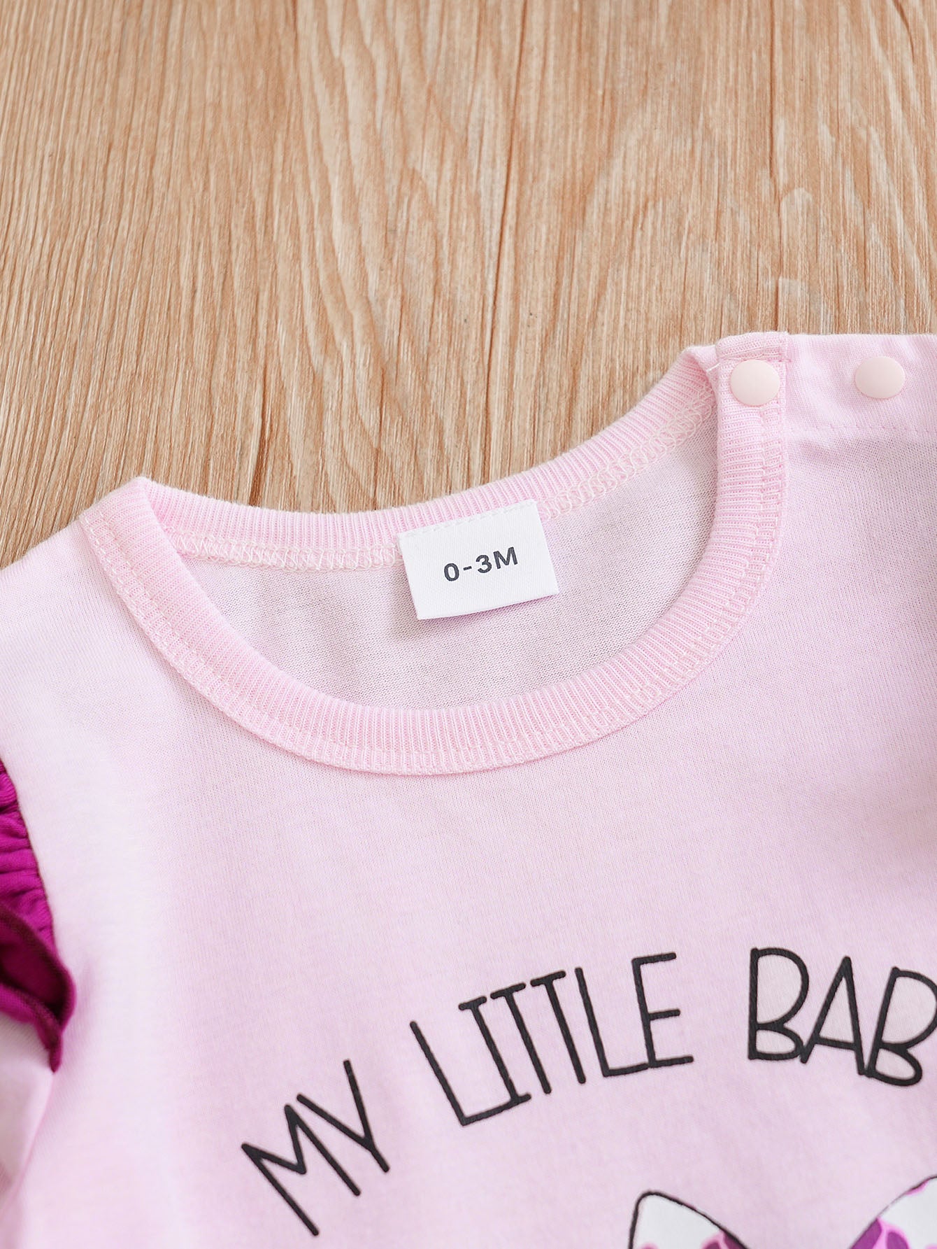 Pink Infants Girls Graphic Printed Pure Cotton Rompers