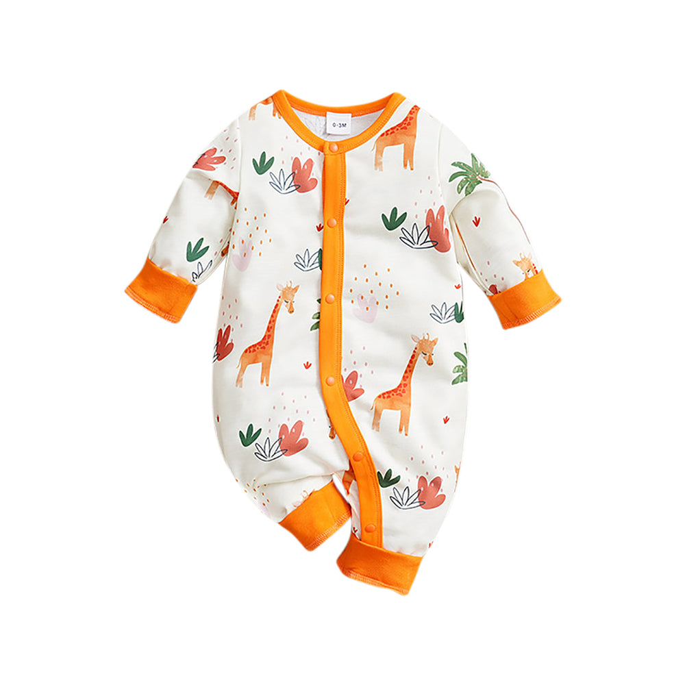 Girls Printed Rompers