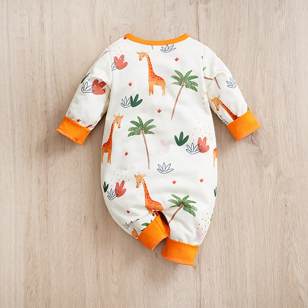 Girls Printed Rompers