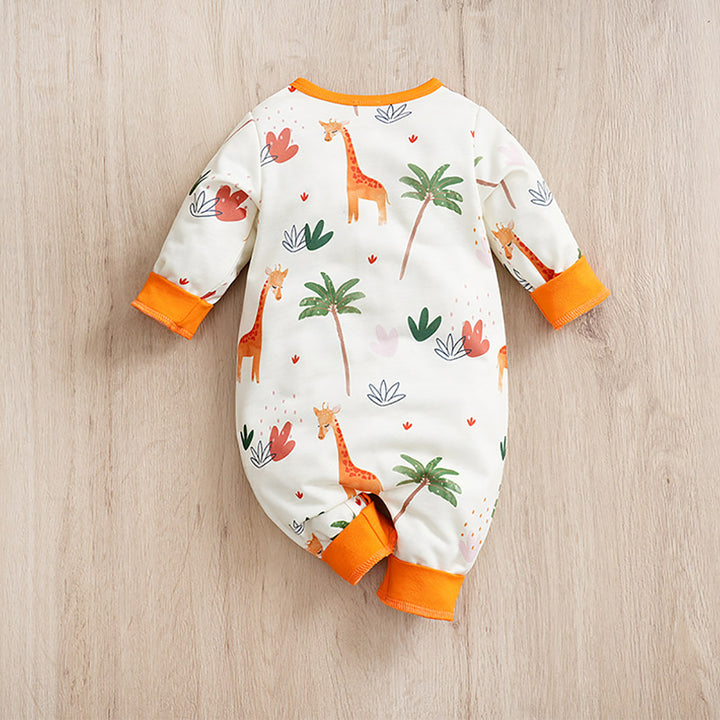 Girls Printed Rompers