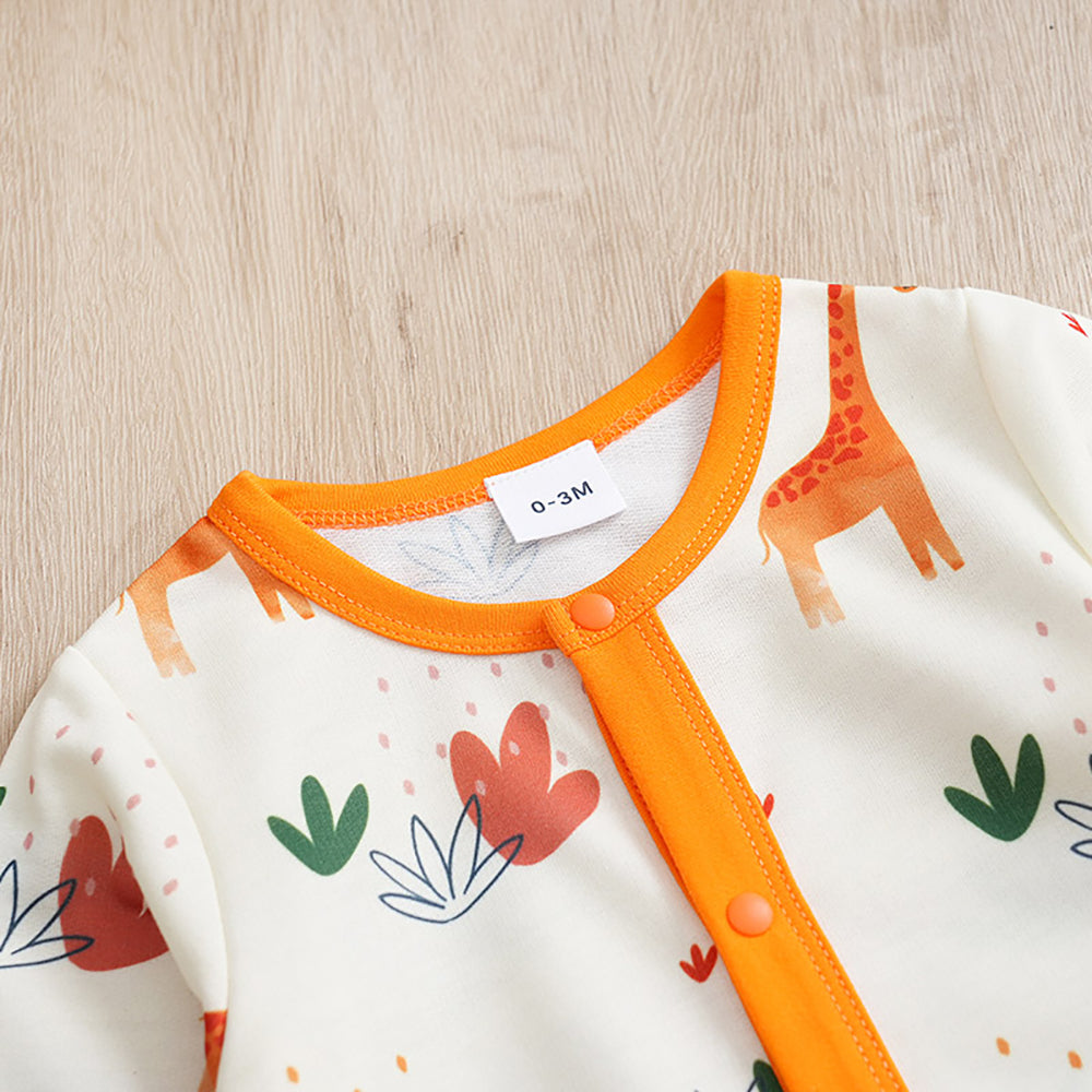 Girls Printed Rompers