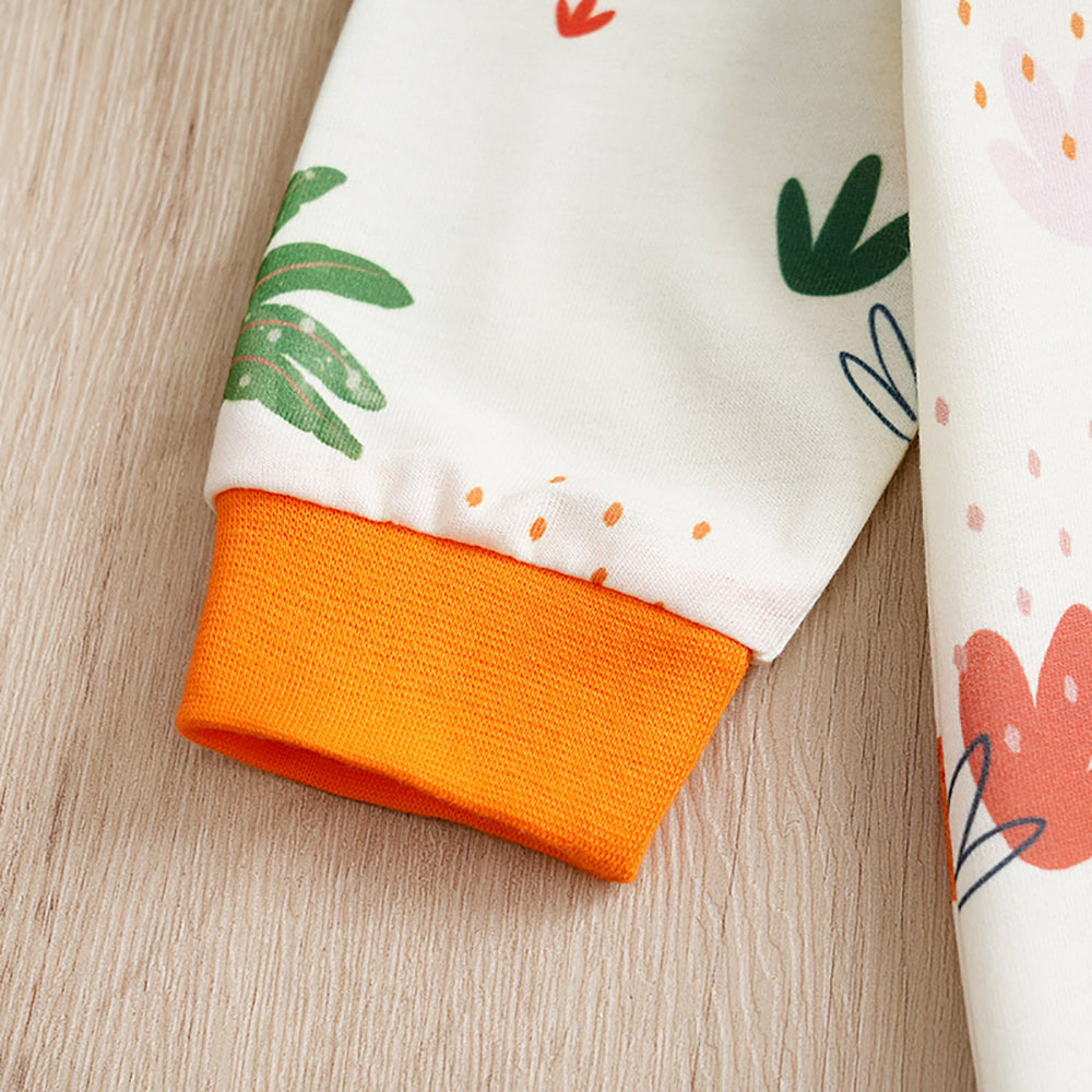 Girls Printed Rompers