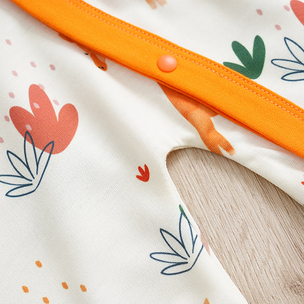 Girls Printed Rompers