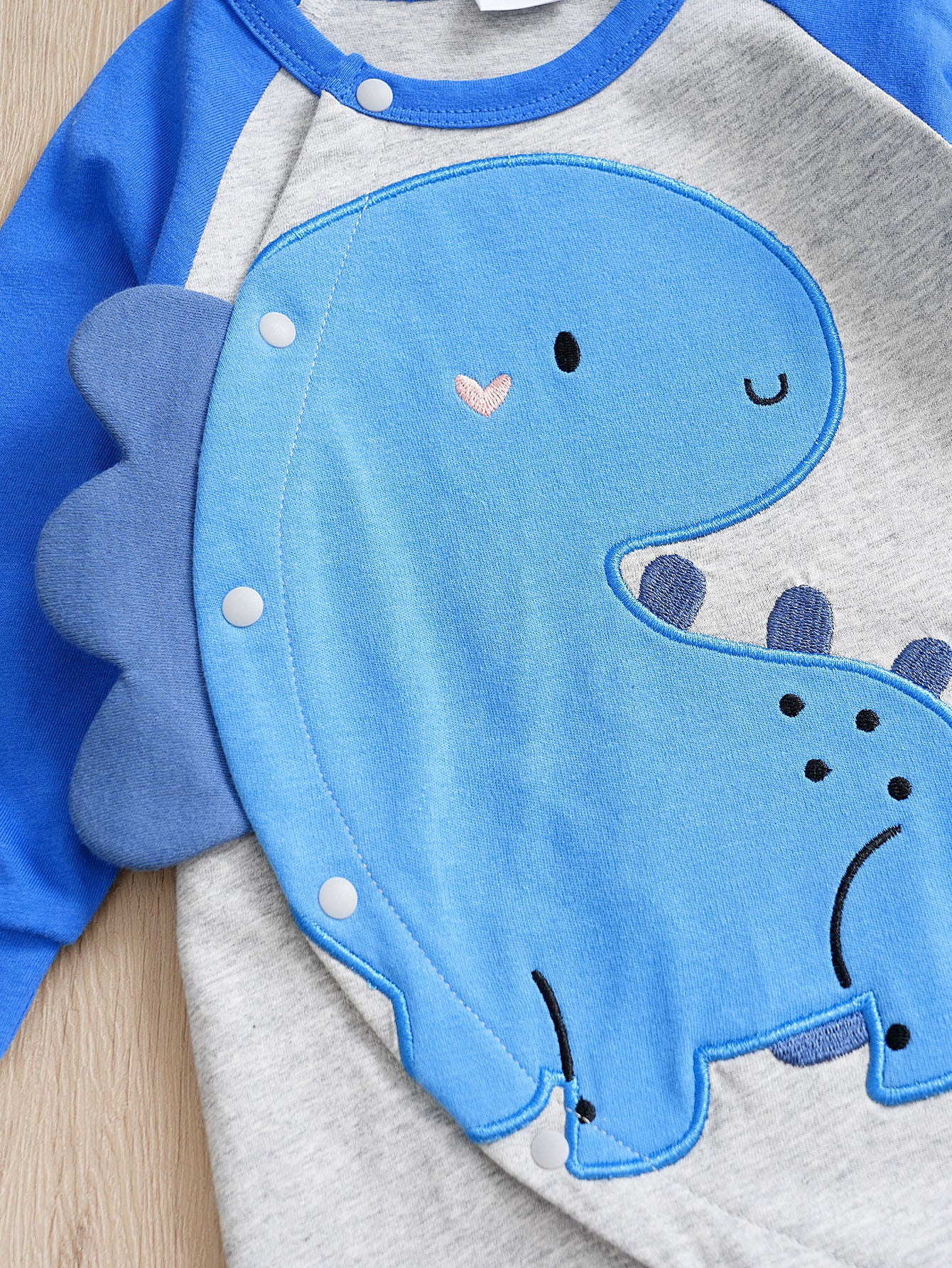 Blue Infants Boys Printed Pure Cotton Rompers