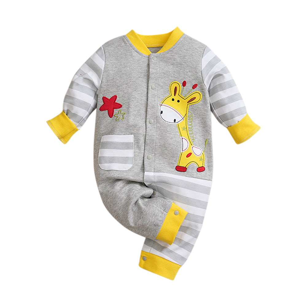 Boys Printed Cotton Rompers