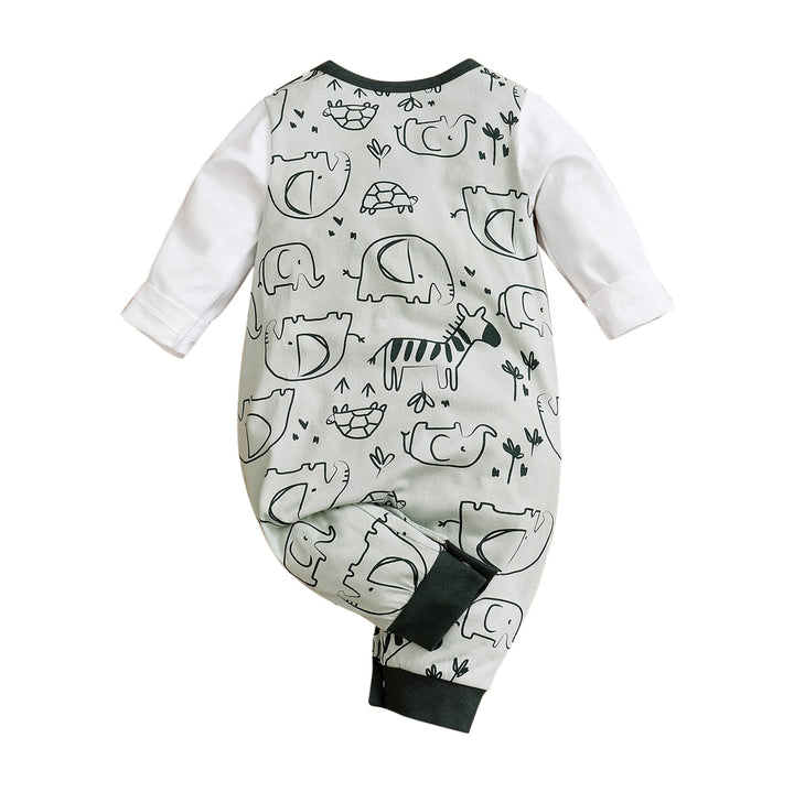 Infants Conversational Printed Cotton Rompers