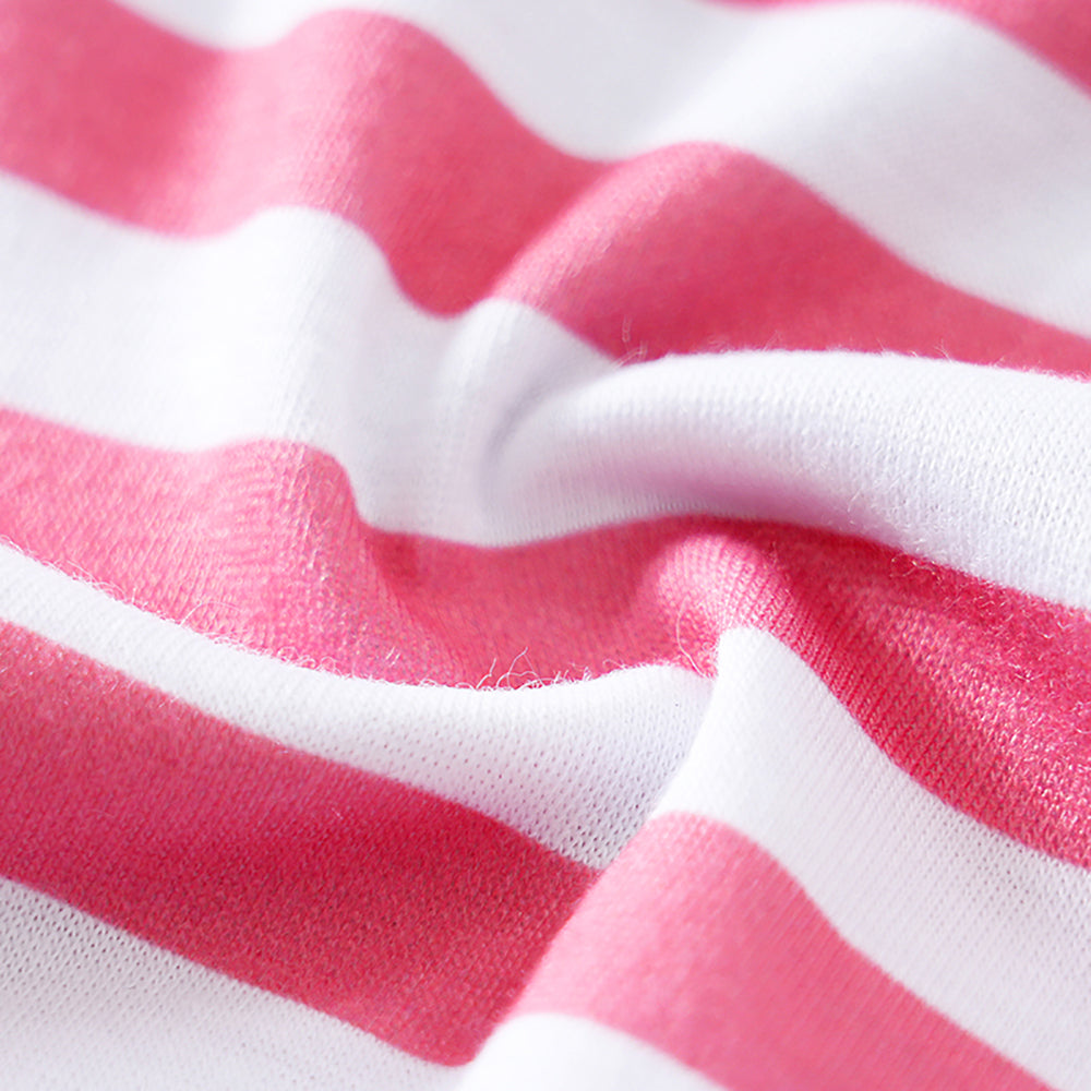 Infant Girls Striped Rompers