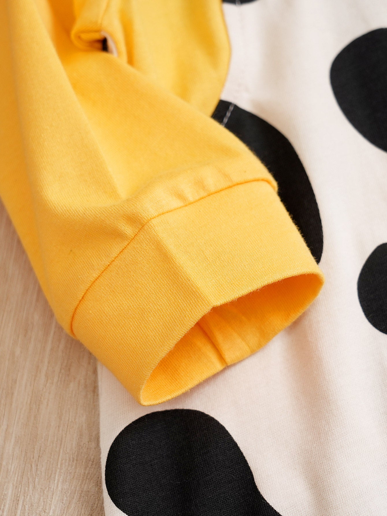 Yellow Infants Printed Cotton  Rompers