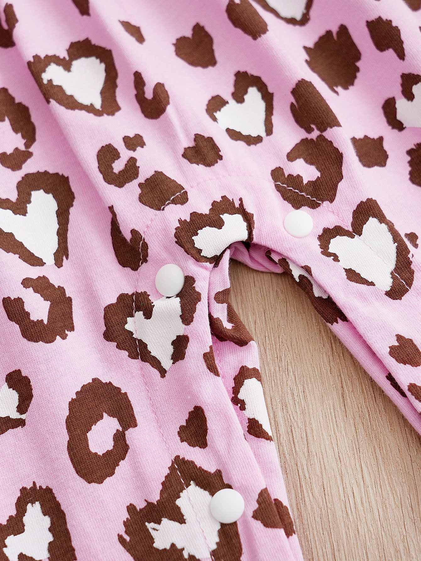Infant Girls Pink Printed Pure Cotton Romper