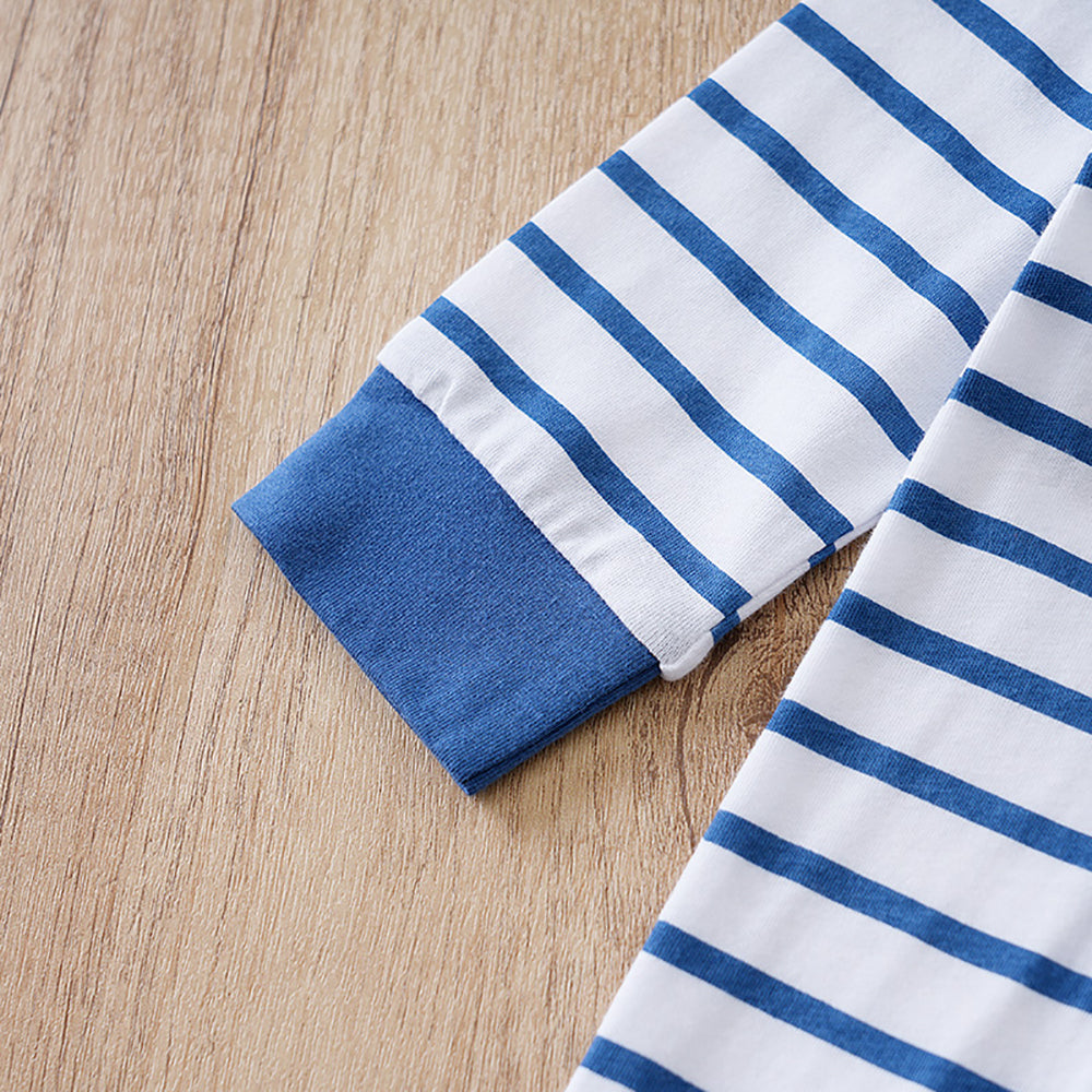 Infant Boys Striped Rompers