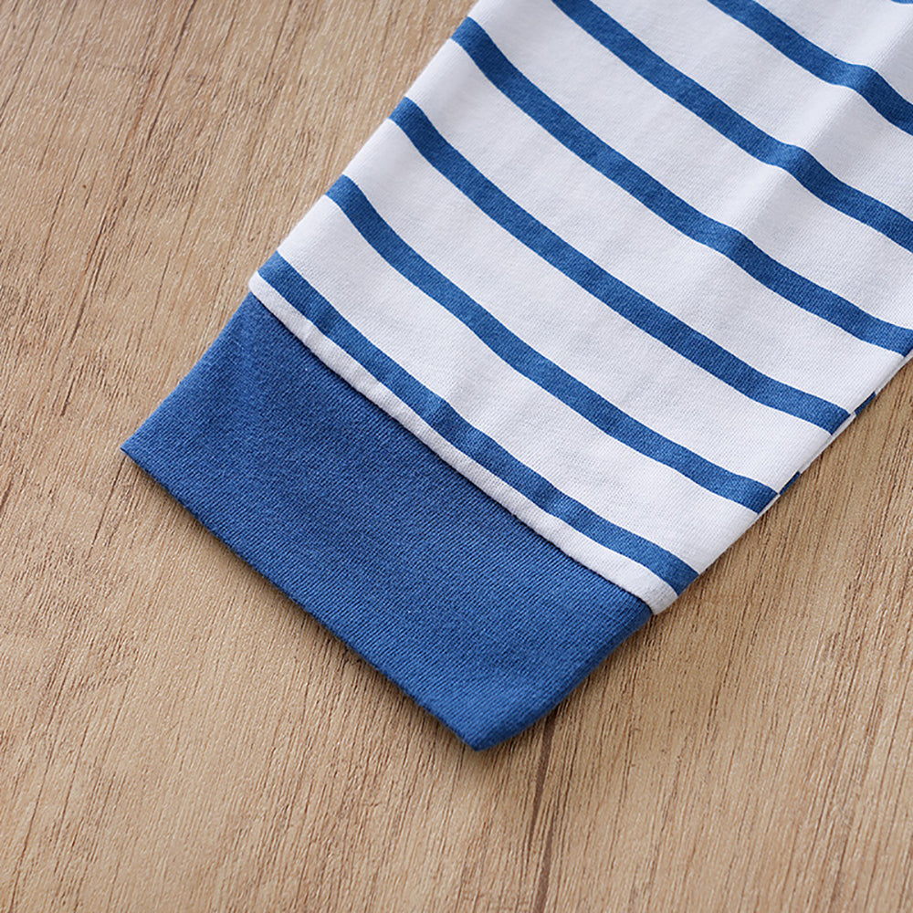 Infant Boys Striped Rompers