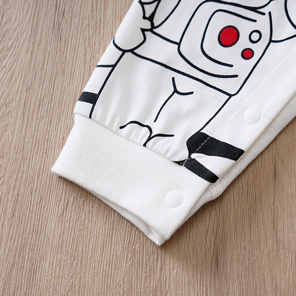 Boys Printed Cotton Rompers
