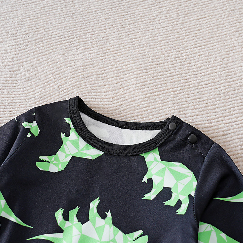 Infant Boys Printed Romper