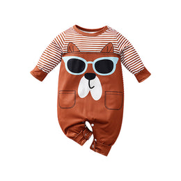 Infant Boys Printed Rompers