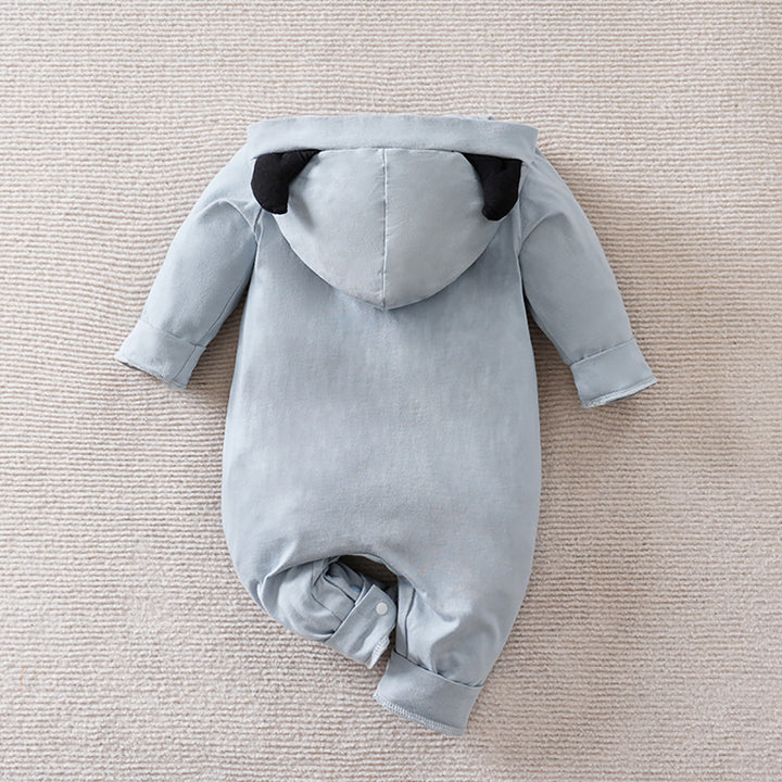 Boys Printed Cotton Rompers