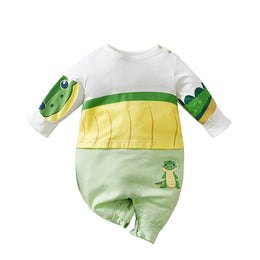 Infant Boys Printed Cotton Romper