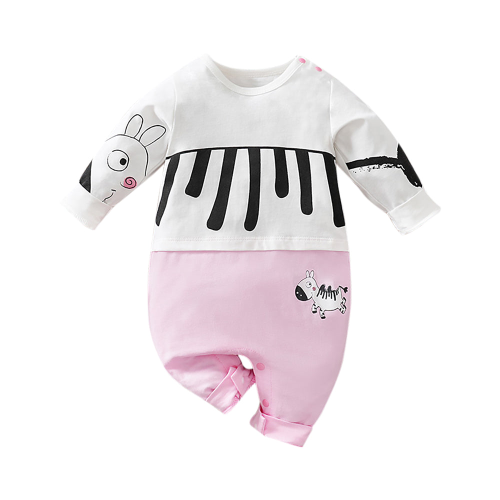 Girls Printed Rompers