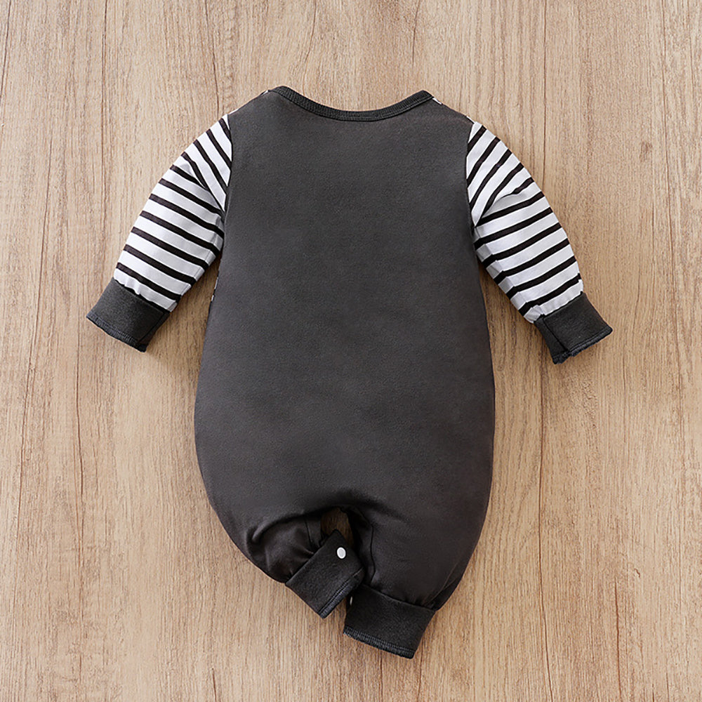 Infant Boys Striped Rompers
