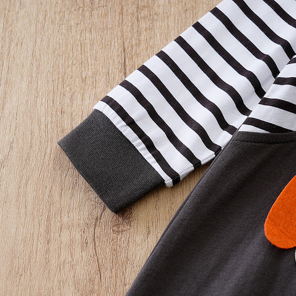 Infant Boys Striped Rompers