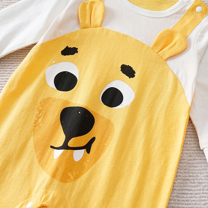 Infants Printed Cotton Romper