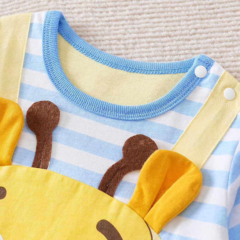 Infants Printed Cotton Romper