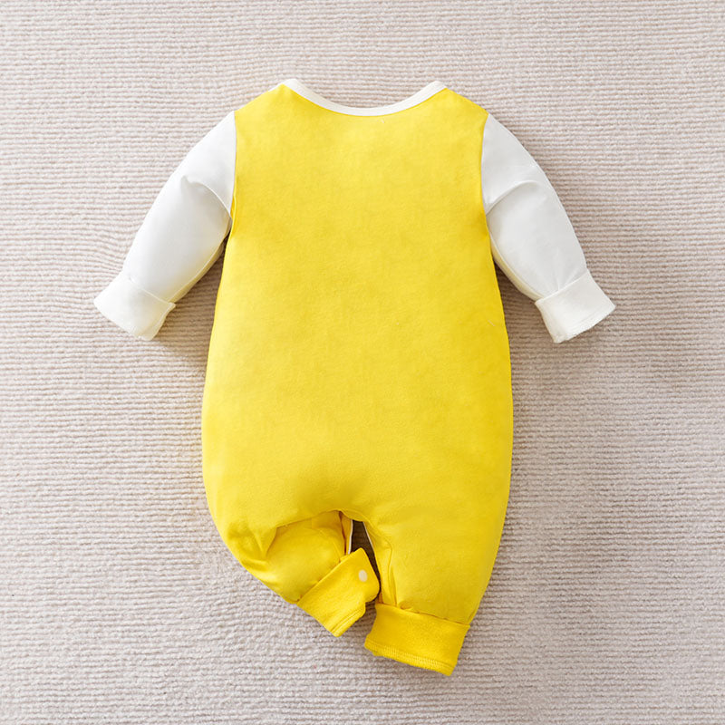 Infant Boys Printed Cotton Romper